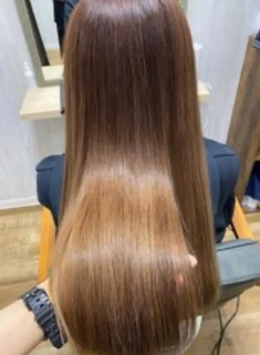 ロング カラー カット ヘアカラー トリートメント TELA HAIRのヘアスタイル