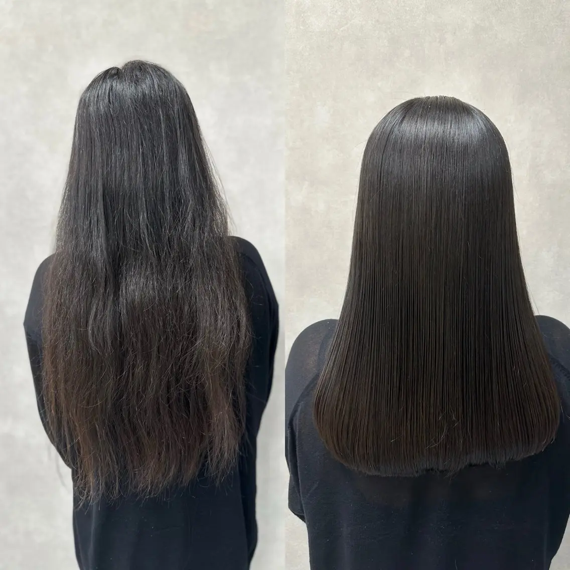 ロング パーマ 縮毛矯正 トリートメント 髪質改善/縮毛矯正 /レイヤーカット岡部のヘアスタイル