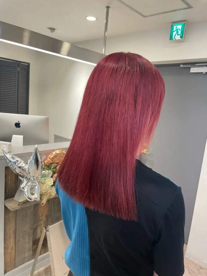 ロング ♡似合わせ ♡ハイトーン♡のヘアスタイル