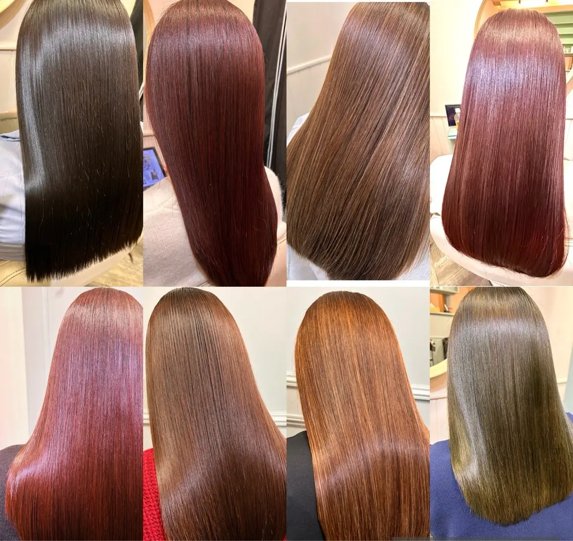 ロング ハイライト 髪質改善 レイヤーカット トリートメント カット ヘアカラー トリートメント ✨メテオ　髪質改善✨ シバタのヘアスタイル