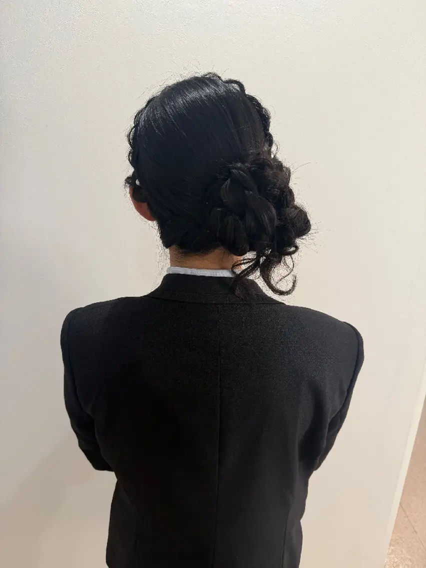 ロング ヘアアレンジ 幕張🎀ヘアメイク 早朝OK◎NOXのヘアスタイル