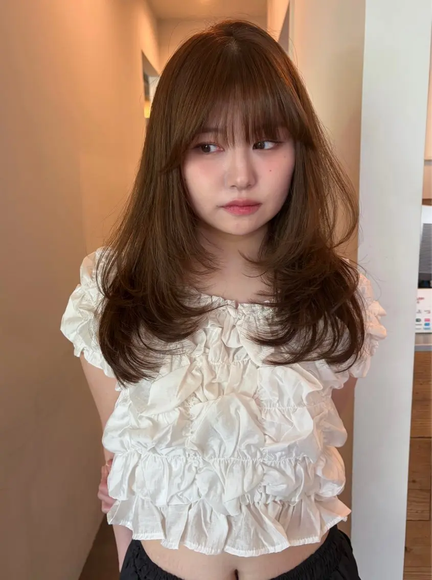 ロング 楓^・◦・🎀^ カットモデル募集中のヘアスタイル