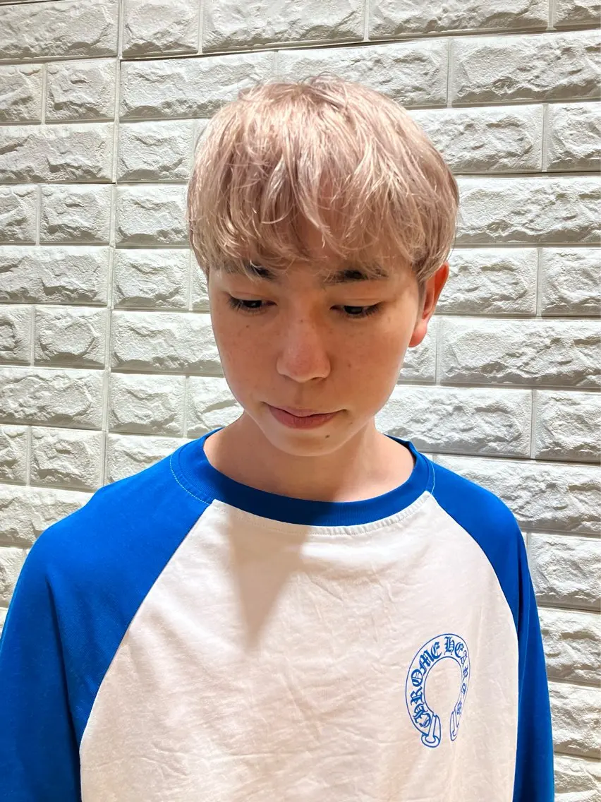 新生活クーポン<U２４学生限定>カット＋ブリーチカラー　メンズレディース🙆‍♂️の写真