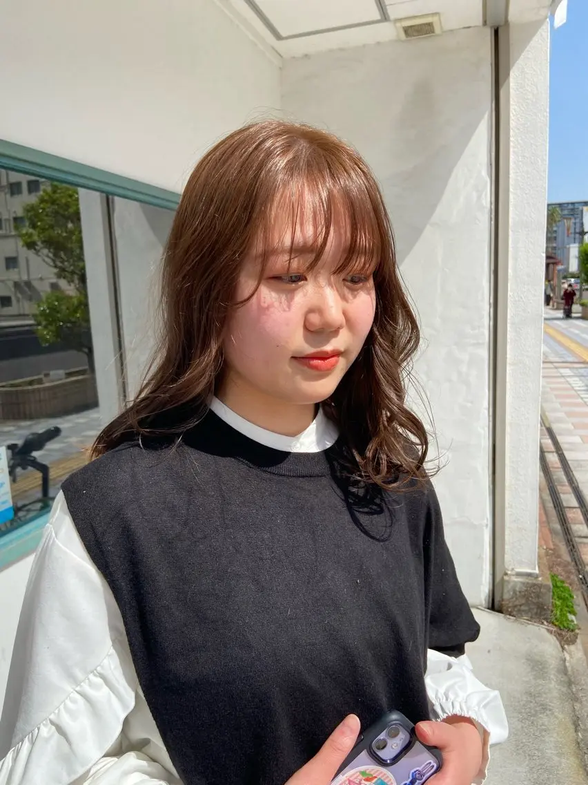 カラー ヘアカラー kai🐇透明感 カラー/レイヤーのヘアスタイル