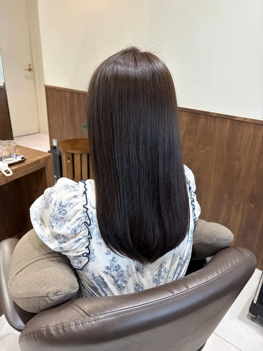 【ロング限定】 小顔　華奢見えロングカットの写真