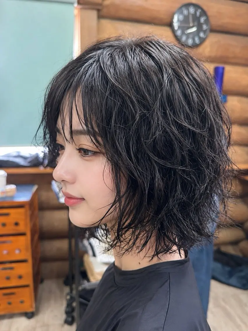 パーマ ボブ 🌻リンクスハート 🌼島岡 茉生🌻のヘアスタイル