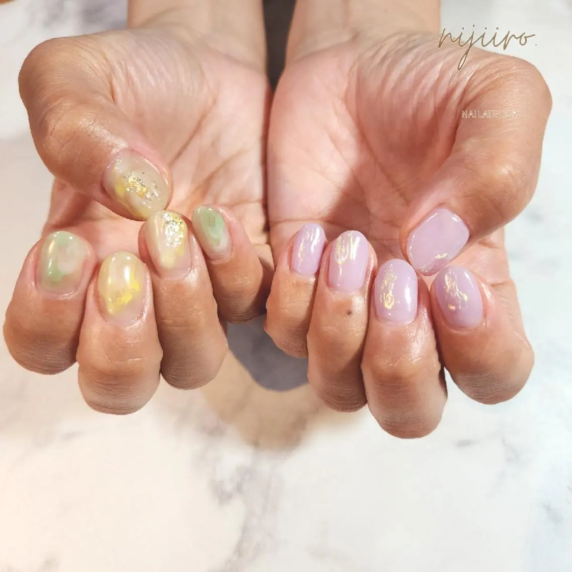 ネイル ハンドネイル nijiiro🌈 サトウのネイルデザイン