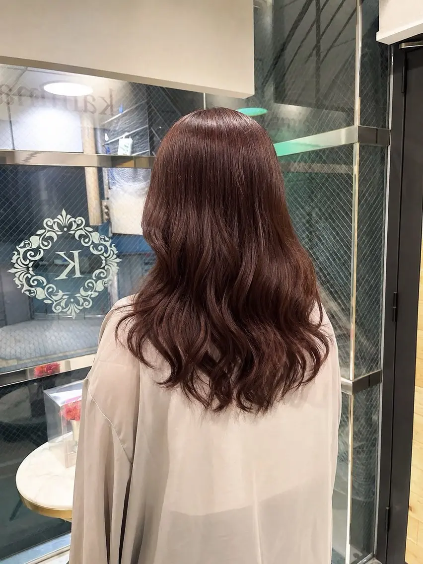 セミロング カラー 川村 夏のヘアスタイル