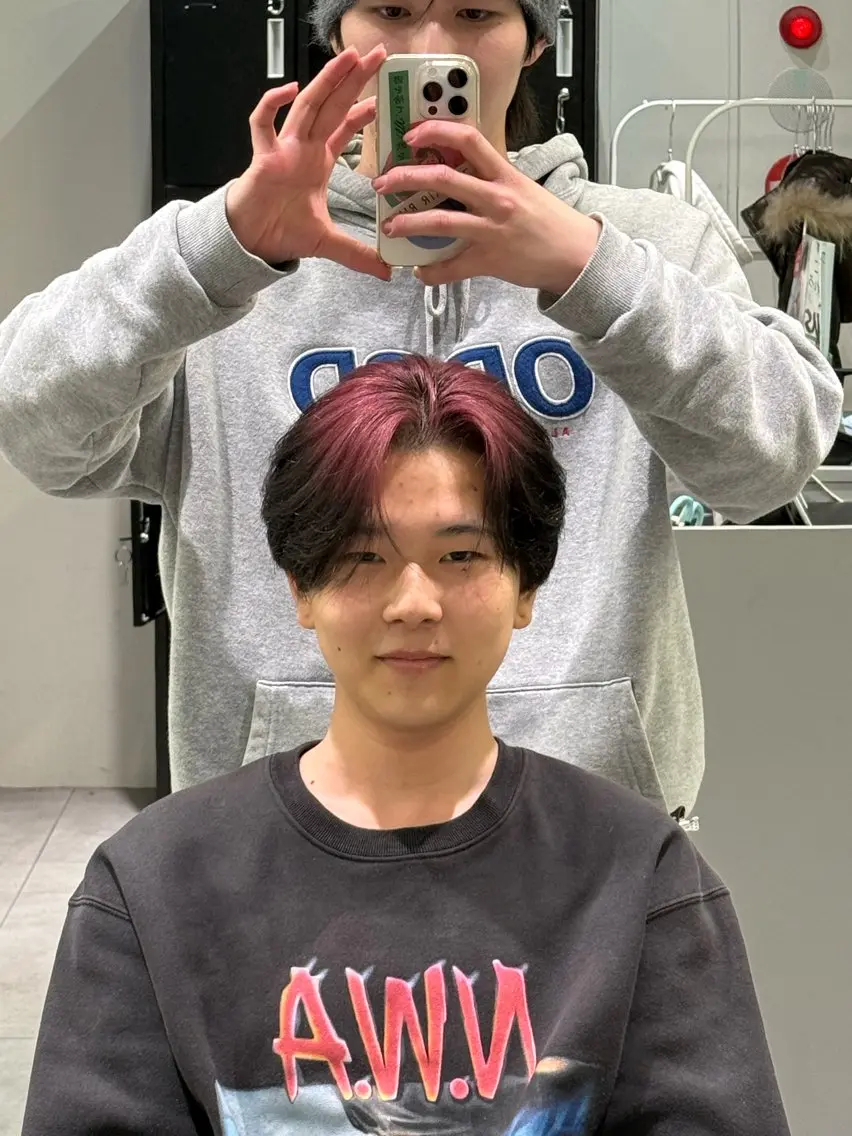カラー メンズ メンズブリーチ ブリーチ デザインカラー ヘアカラー skill 渋谷店 村彼方　20時〜のヘアスタイル