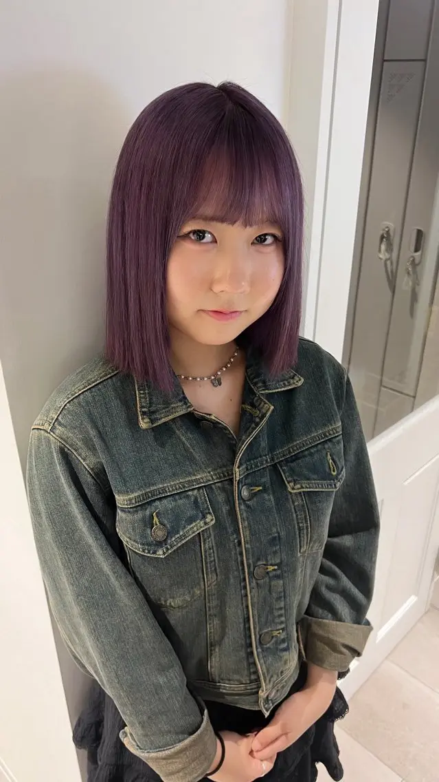 ミディアム Miyuu 『藤沢』のヘアスタイル