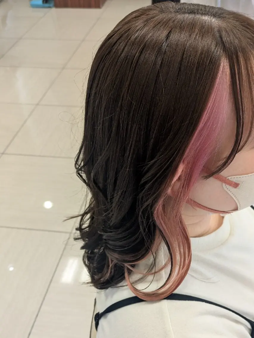 《♡インナーカラー♡》ロング込の写真