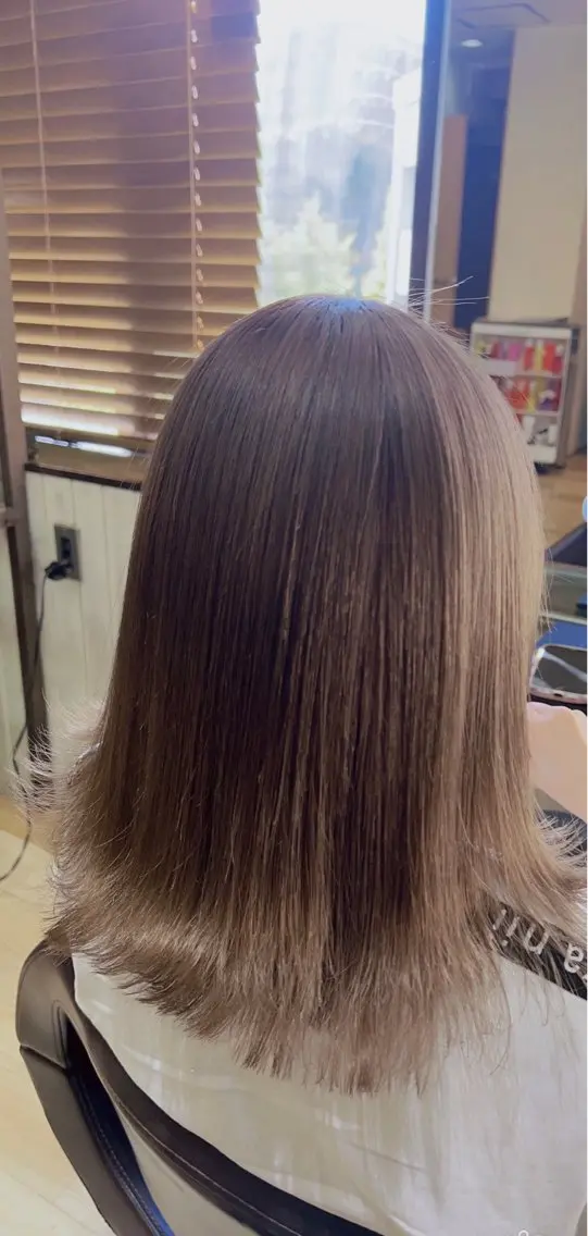 ミディアム カラー アッシュ ブラウンカラー ミルクティーブラウン メンズカット/ 渋谷/アリジのヘアスタイル