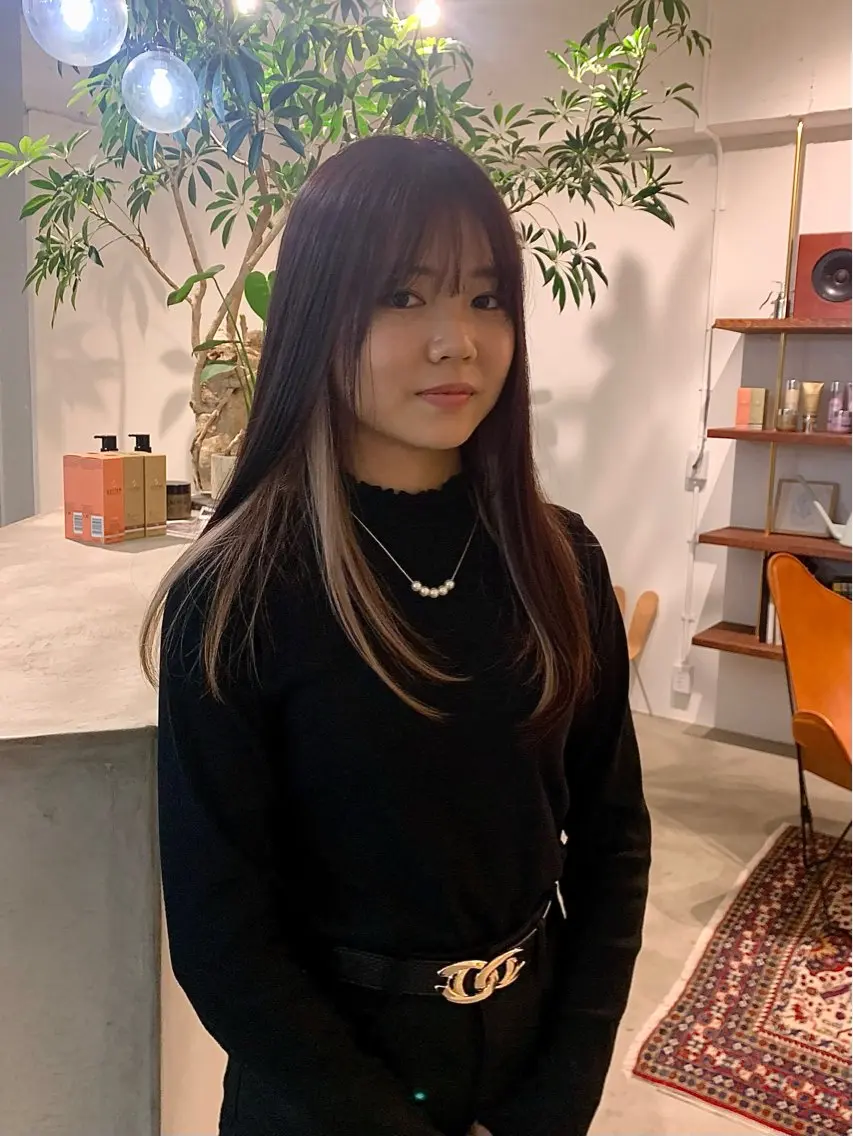 ロング 石井 大貴のヘアスタイル