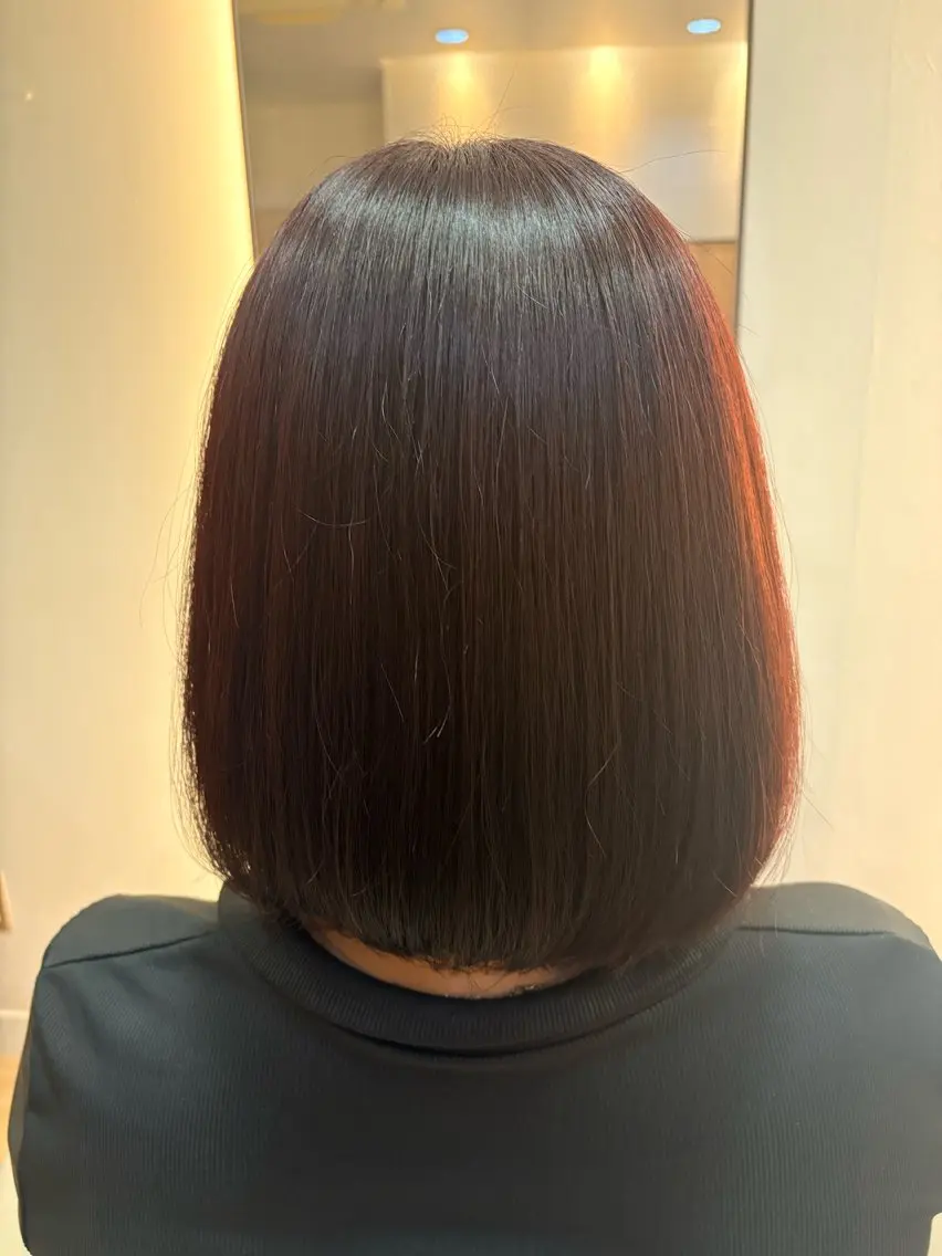 カラー 菅野 優奈のヘアスタイル