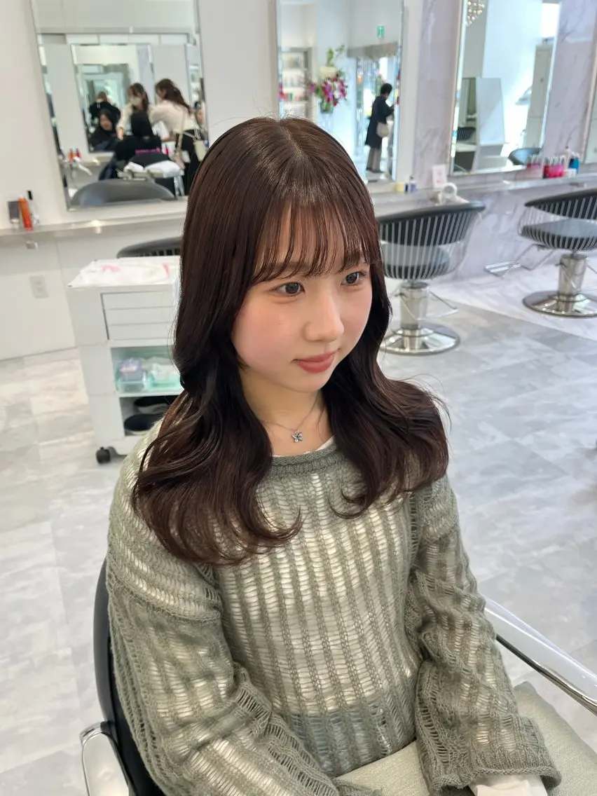 セミロング カラー ParveMix ♡白神みやびのヘアスタイル