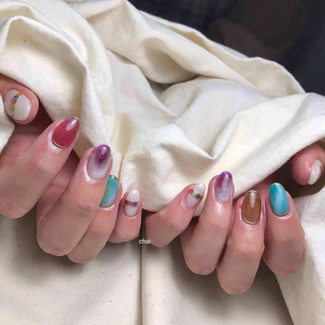 ネイル ハンドネイル chai nail _ai📍鶴橋/桃谷のネイルデザイン