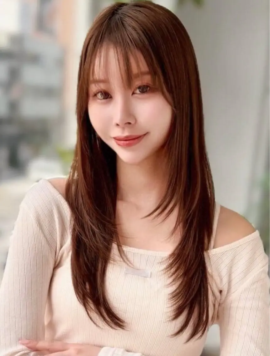 ロング カット 縮毛矯正 🫧髪質改善🫧 マツモトのヘアスタイル
