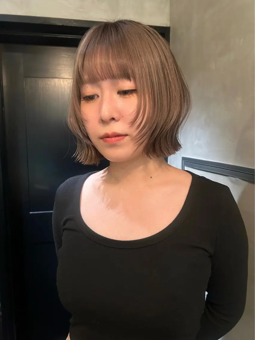 ショート カラー ブリーチ 透明感カラー カット ヘアカラー トリートメント デザイン/アレンジ ❤︎イシイレイのヘアスタイル