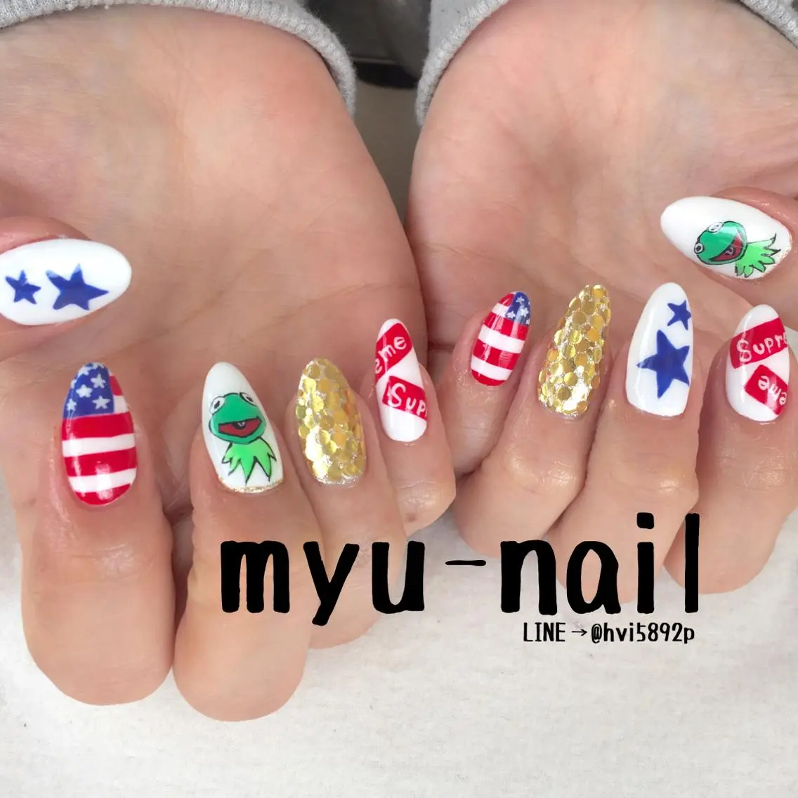 ネイル ハンドネイル ホームサロン myu-nailのネイルデザイン