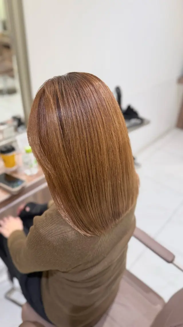 セミロング カラー 桜新町/ Mea⭐︎のヘアスタイル