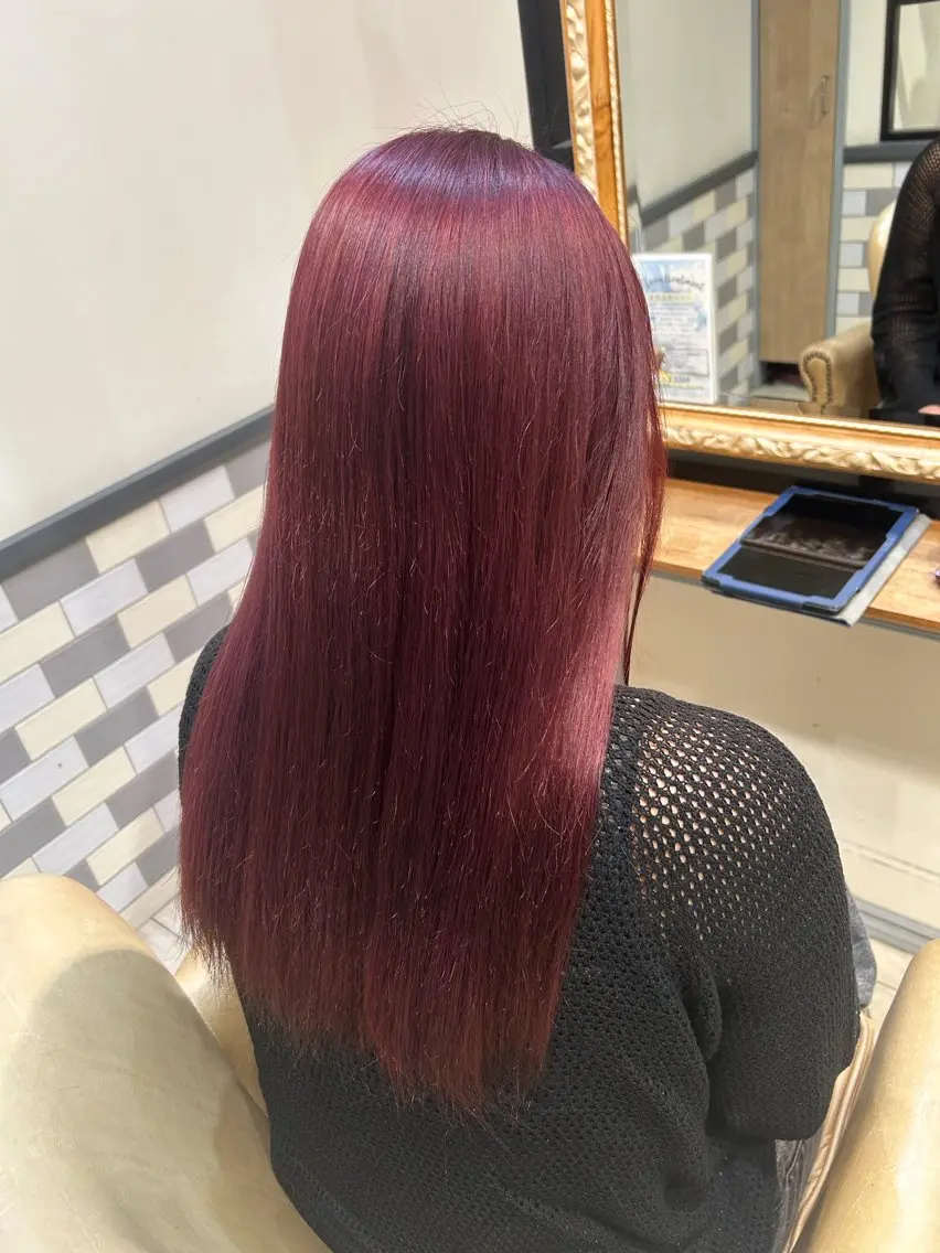 ロング カラー ブリーチ ピンクカラー ヘアカラー たけだゆうほ♪ ブリーチ/インナーのヘアスタイル
