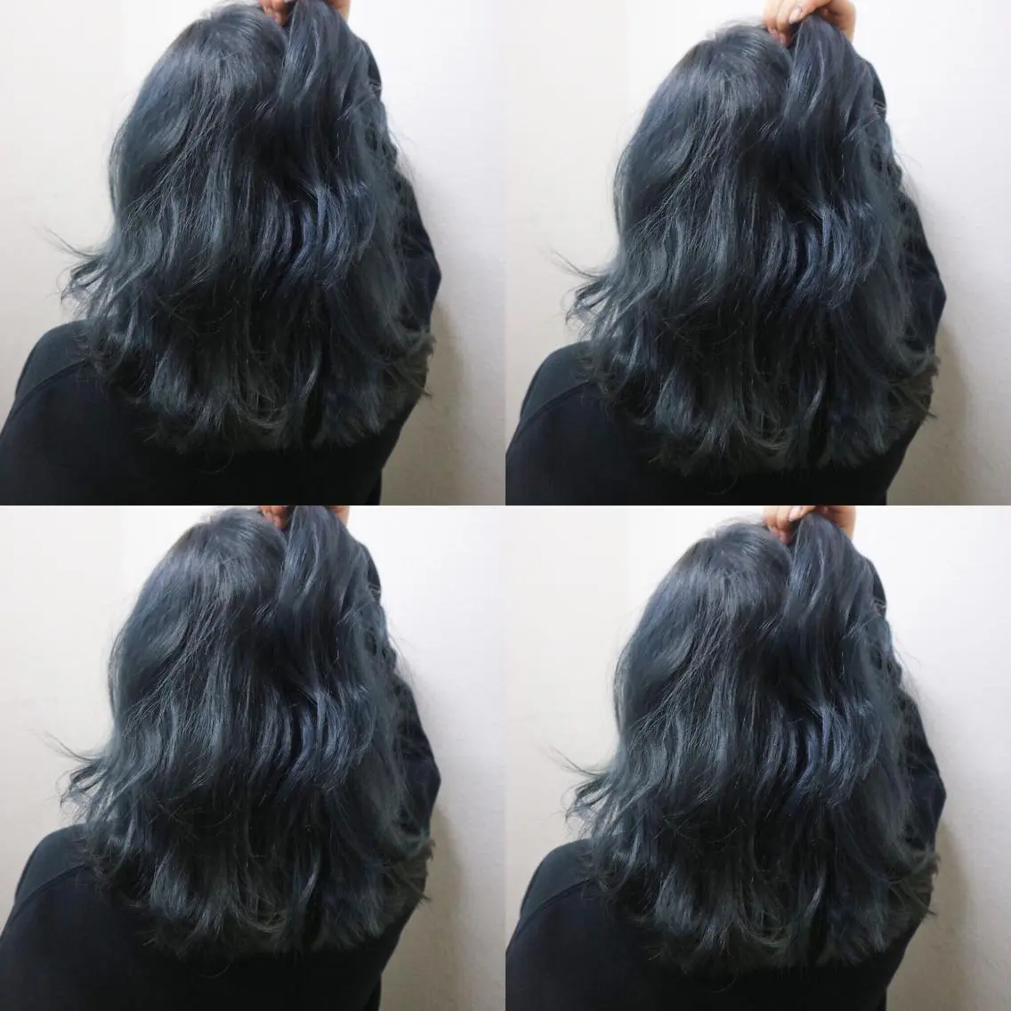 ミディアム カラー アディクシーカラー ブリーチ ブルーカラー ネイビーカラー ヘアカラー JILBLAN京都 ショート/ハイライトのヘアスタイル