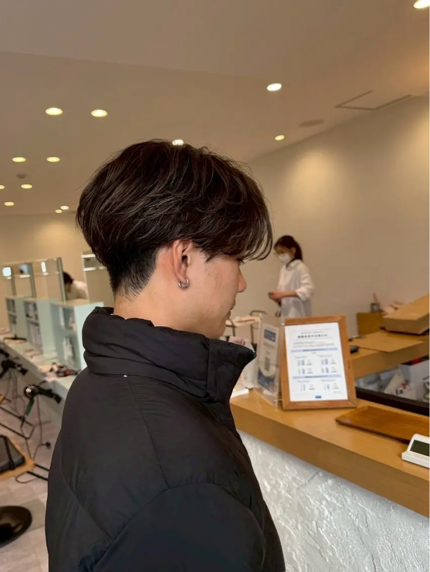 メンズカットの写真