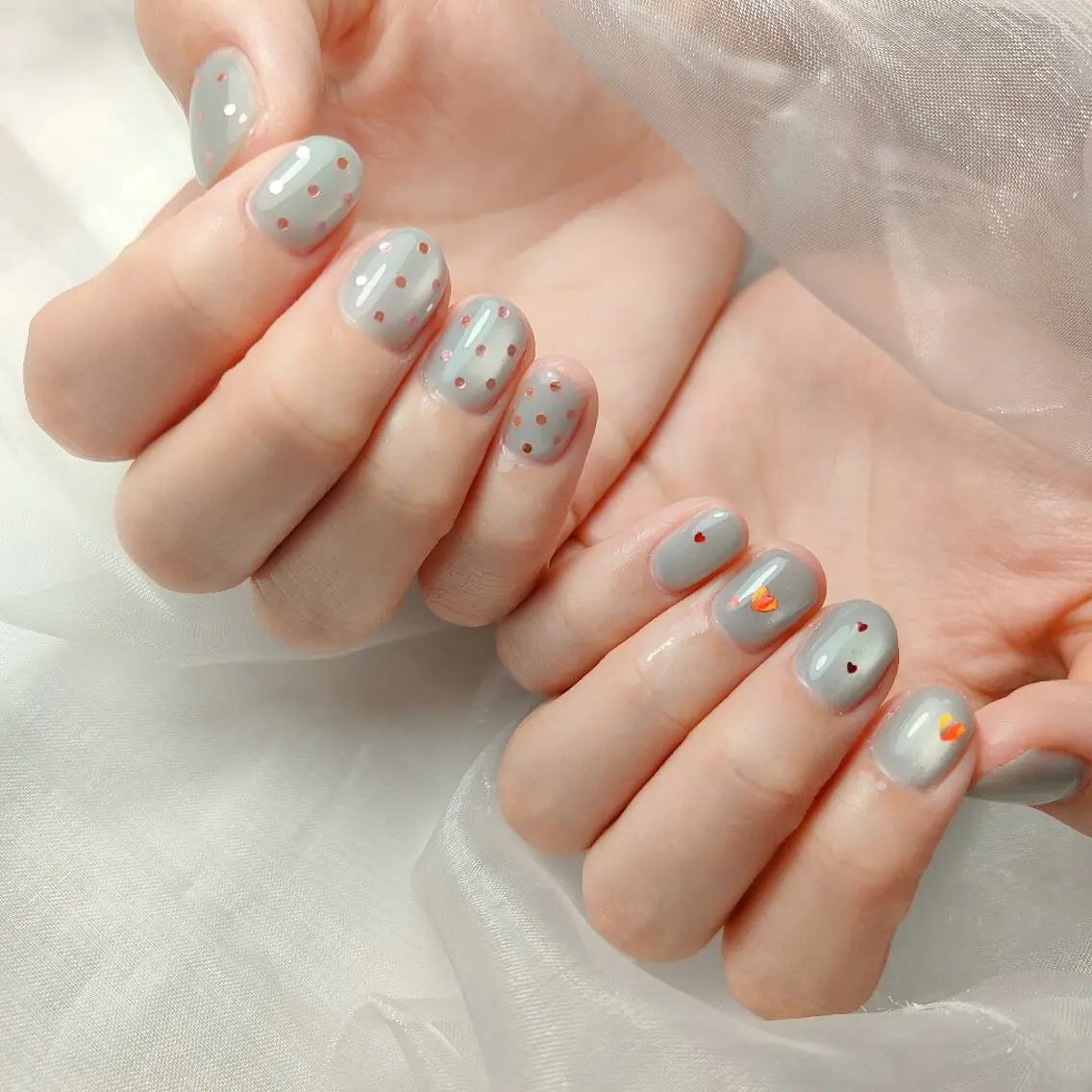 ネイル ドット マグネットネイル yuru calon nailのネイルデザイン