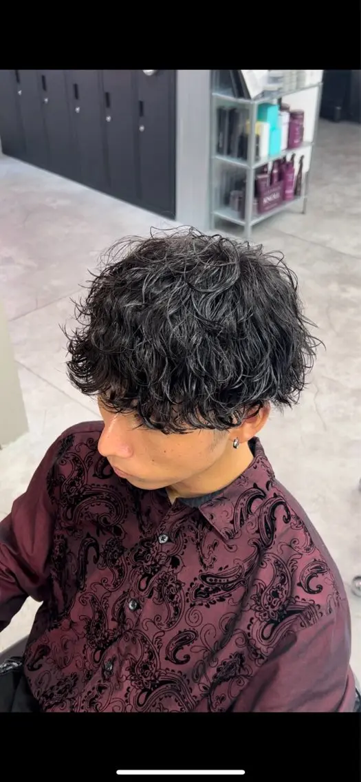 パーマ メンズ カット パーマ パーマ支持率No.1 ❤️🔥安成弾のヘアスタイル