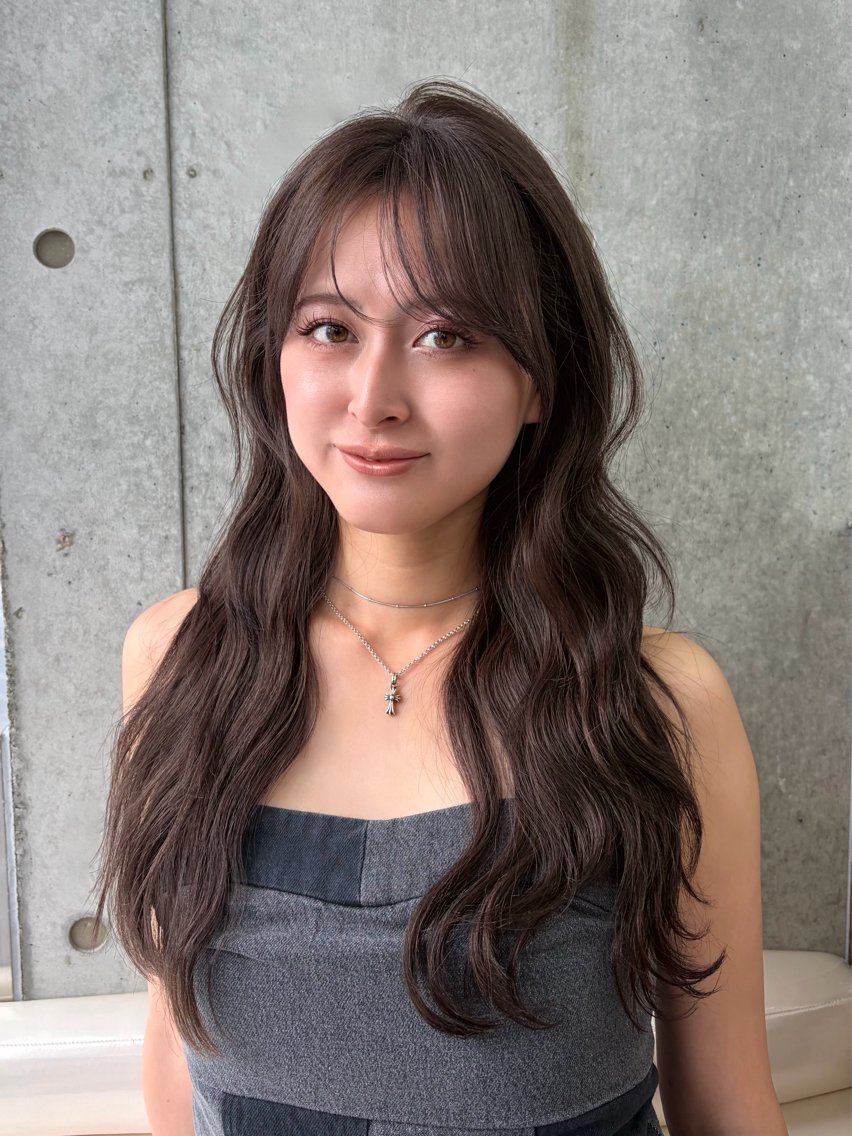 ロング カット ヘアカラー トリートメント 大宮🤍縮毛矯正 レイヤー🪽なるのヘアスタイル