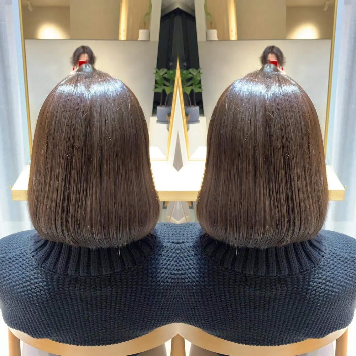 ミディアム ✨髪質改善　美髪✨ 縮毛　井上 大誠のヘアスタイル