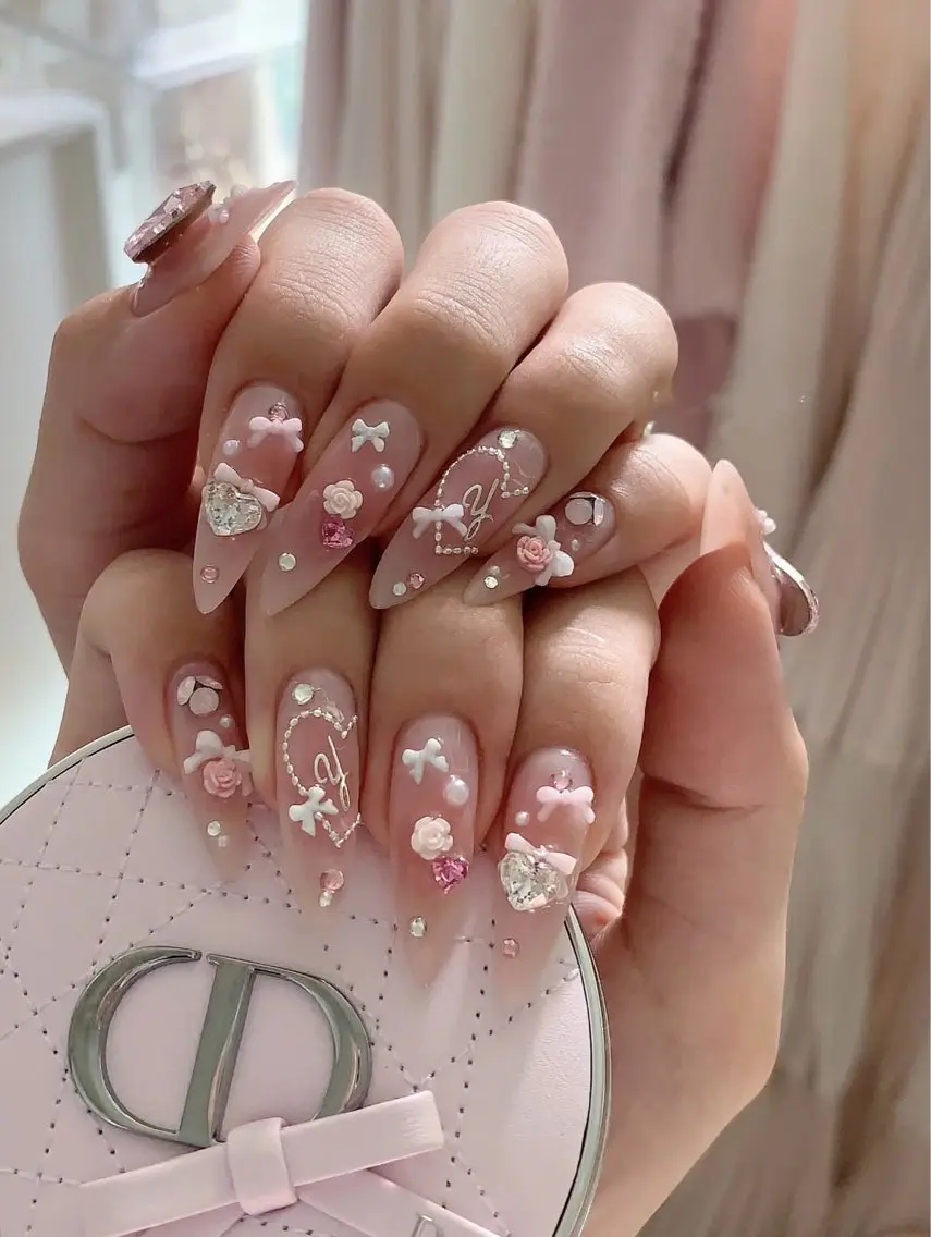 ネイル ジェルネイル 韓国ネイル 持ち込み シンプルネイル ワンホンネイル ハンドネイル 🎀Aura. Yurachanのネイルデザイン