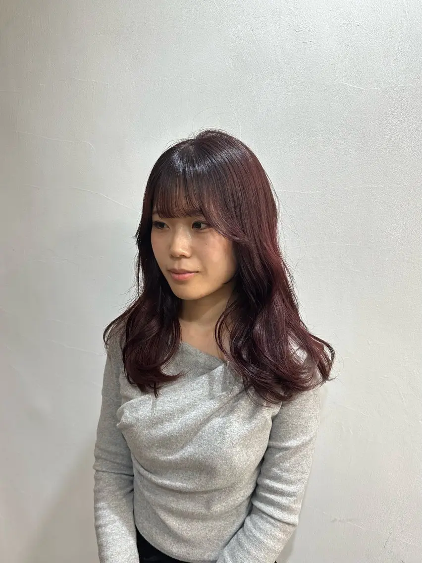 セミロング 縮毛矯正＆髪質改善 特化/ゆいのヘアスタイル