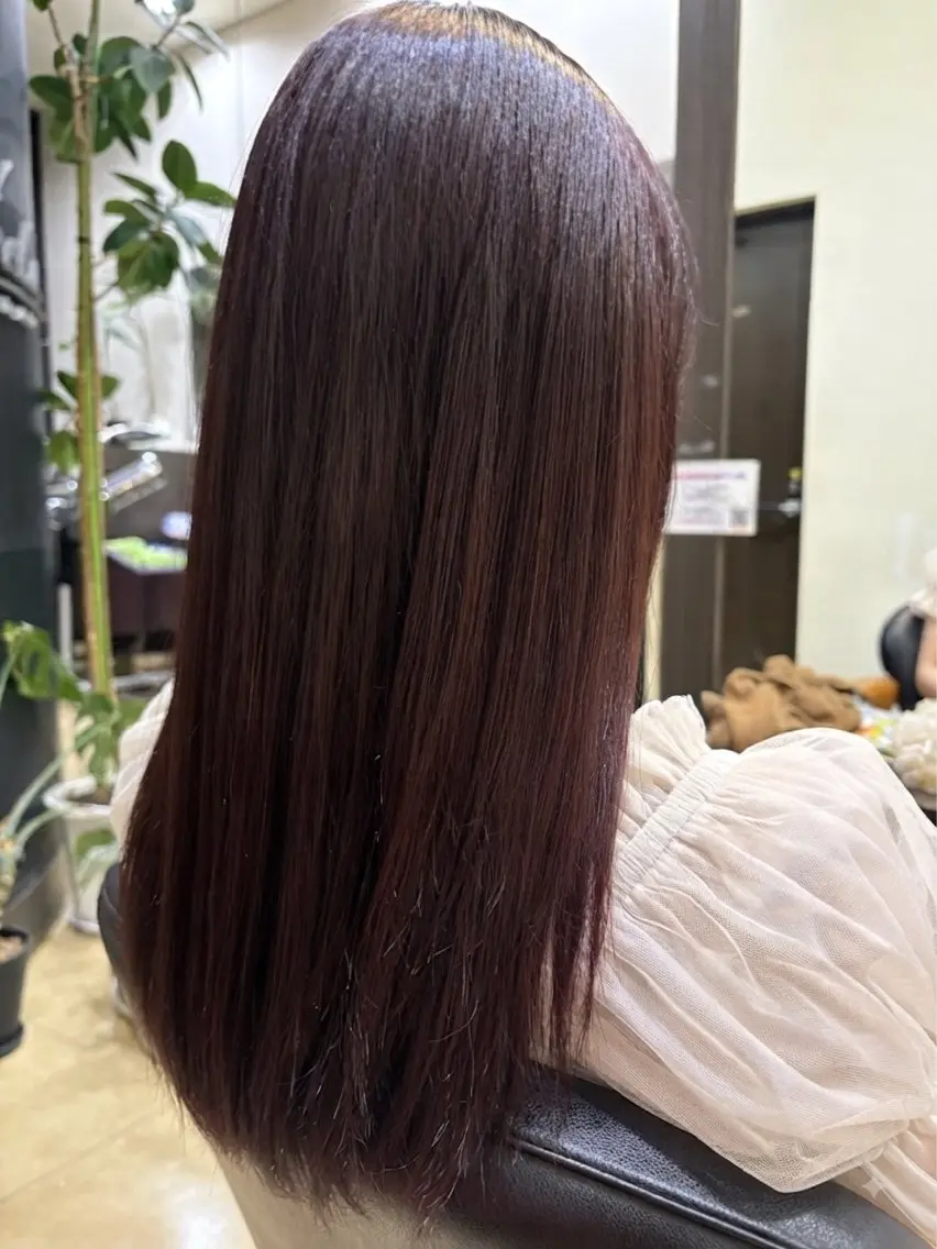 ロング ヘアカラー m a o /まつパ/艶カラーのマツエク・マツパデザイン
