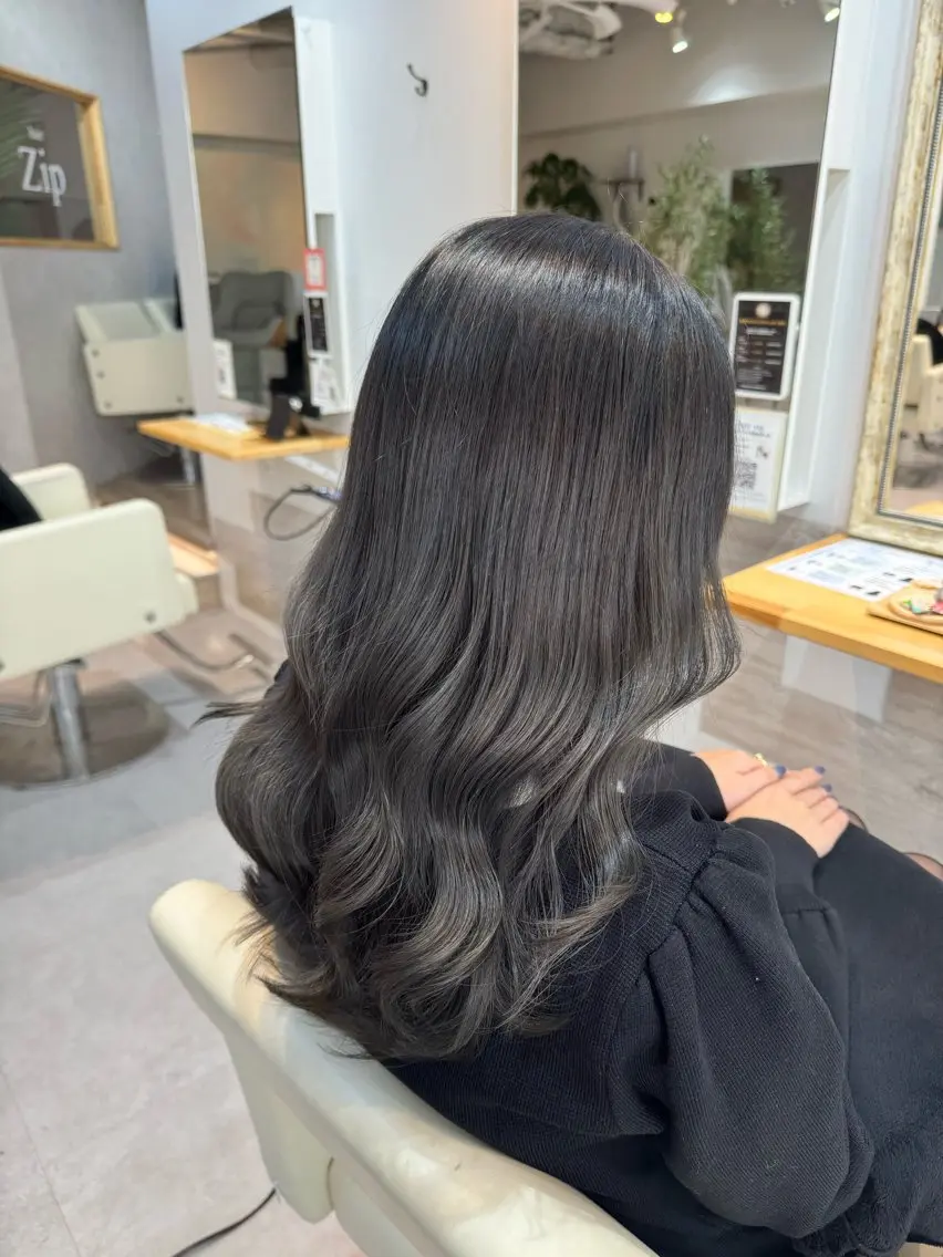 ロング カラー カット ヘアカラー トリートメント 早稲田/ショート/ 髪質改善/艶カラーのヘアスタイル