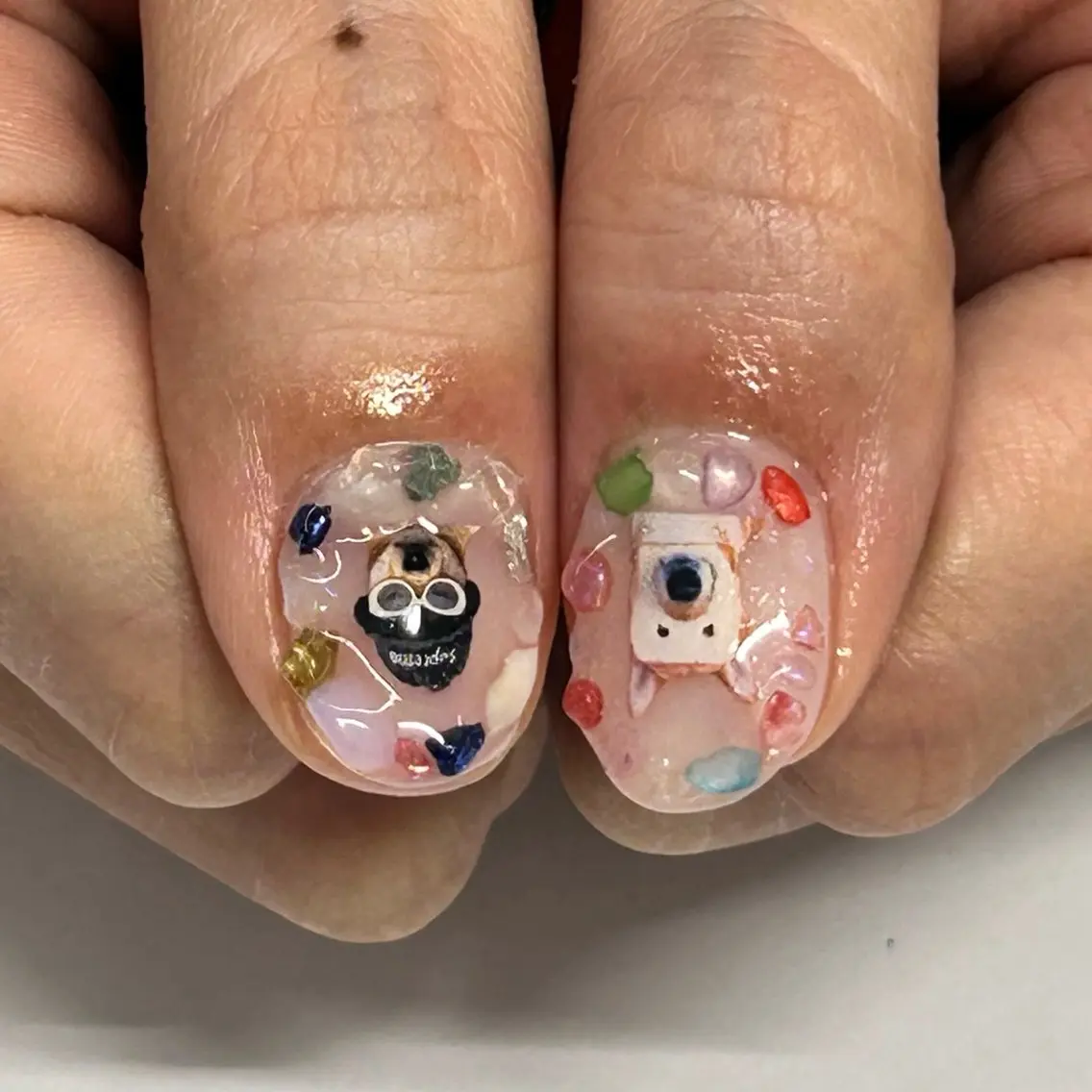 ネイル ハンドネイル one nail 【推し/概念ネイル】のネイルデザイン