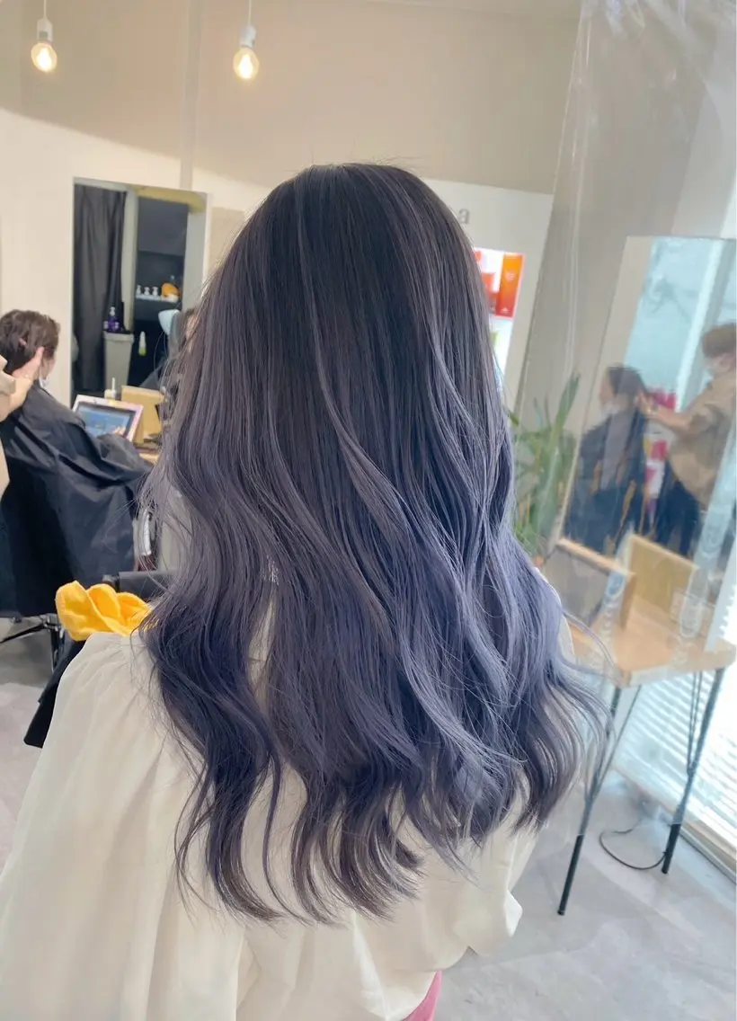 セミロング カラー バレイヤージュ ラベンダーカラー レイヤーカット ヘアカラー トリートメント 指名数No.1 /NAOYAのヘアスタイル