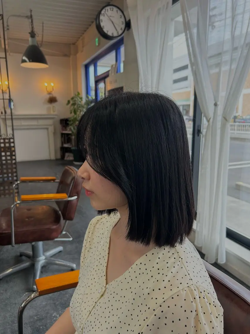 ミディアム 顔周りカット ヘアカラー set-up 中庄 manaka 🩰のヘアスタイル