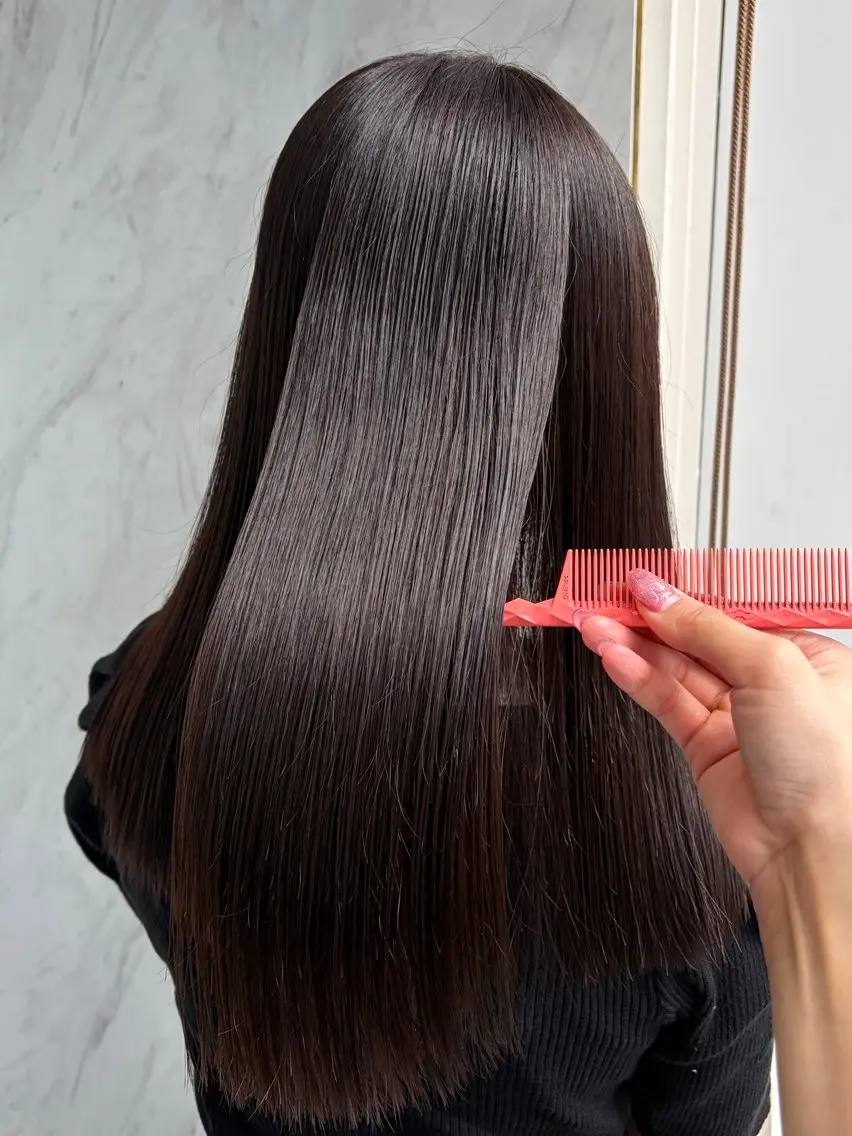 ロング ヘアカラー トリートメント 似合わせカット🫧透 明感カラー🫧maiのヘアスタイル