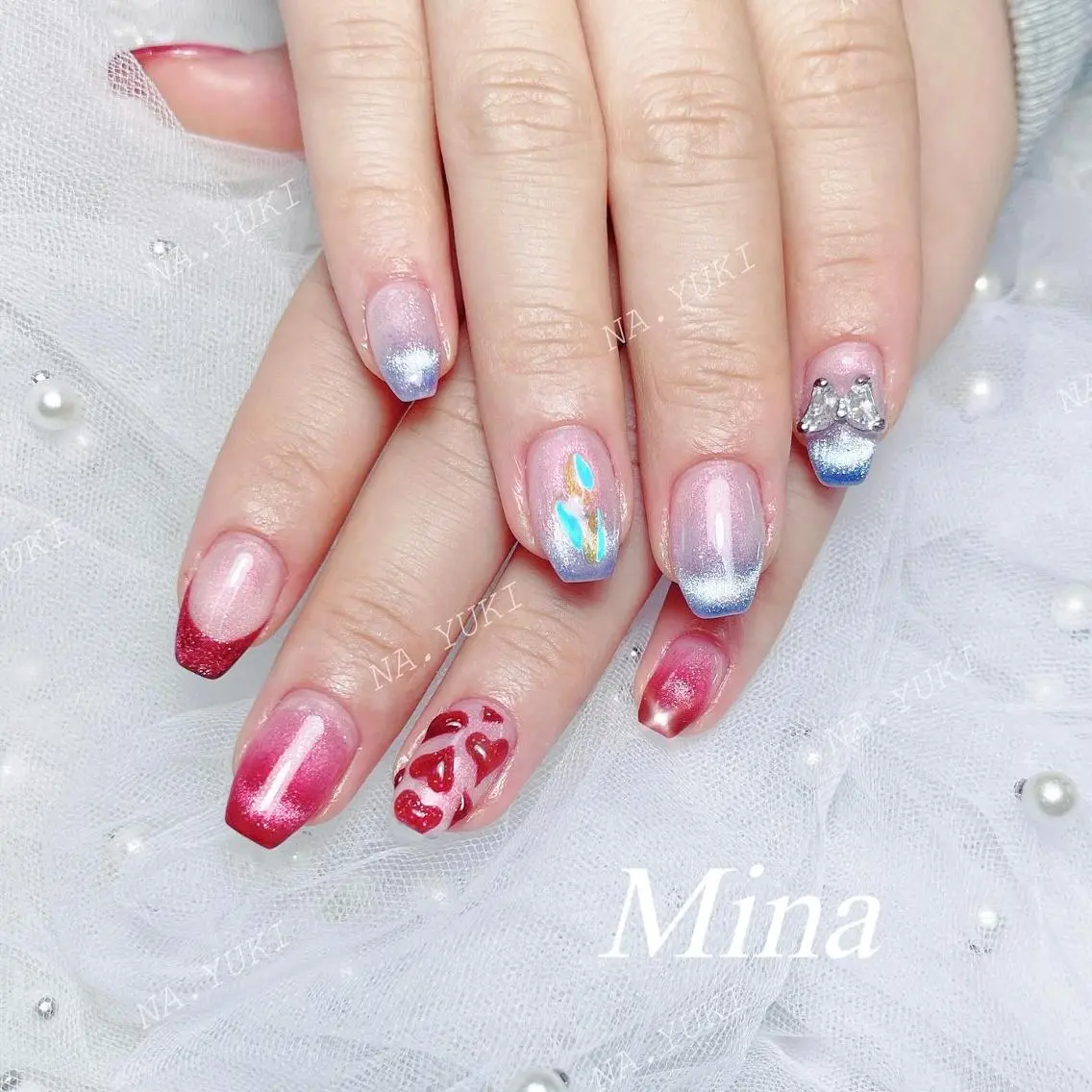 ネイル ハンドネイル ハンドケア 🦋 Queenieのネイルデザイン