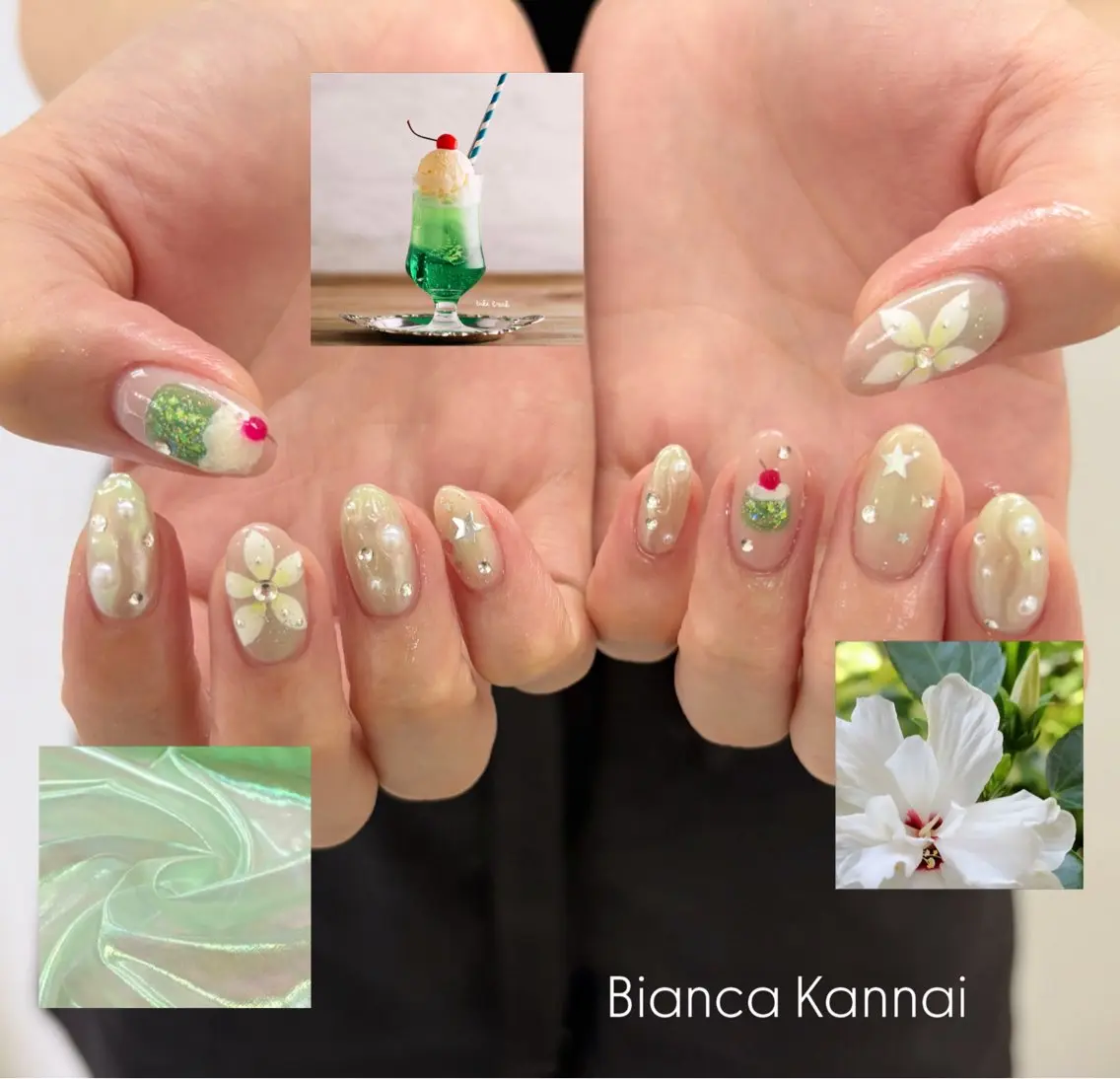 ネイル Bianca関内 USUI🐢のネイルデザイン