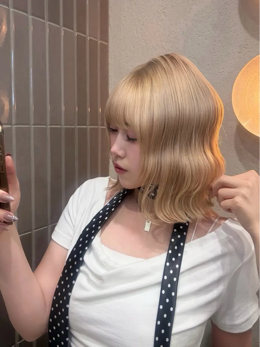 ショート カラー 渡海 みのりのヘアスタイル