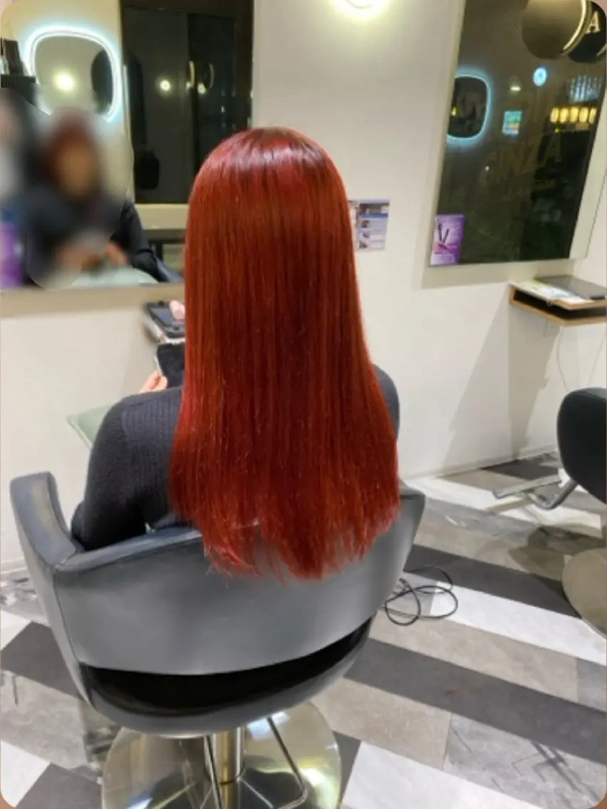ロング カット ヘアカラー 🫧透明感カラーレイ ヤースタイル松浦元海のヘアスタイル