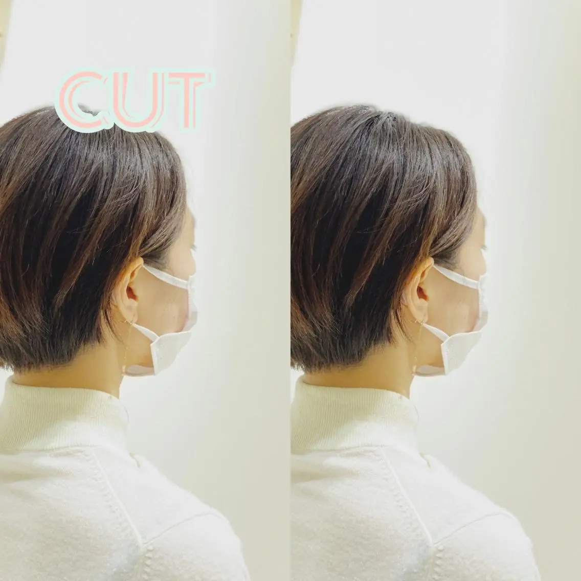 ショート ショートヘア カット ✨ニュアンスカラー✨ かつべのヘアスタイル