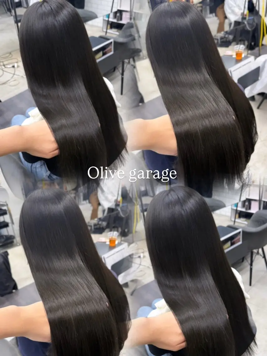 ロング カット ヘアカラー トリートメント 韓国🫧髪質改善🫧 縮毛矯正🫧陽菜🫧のヘアスタイル