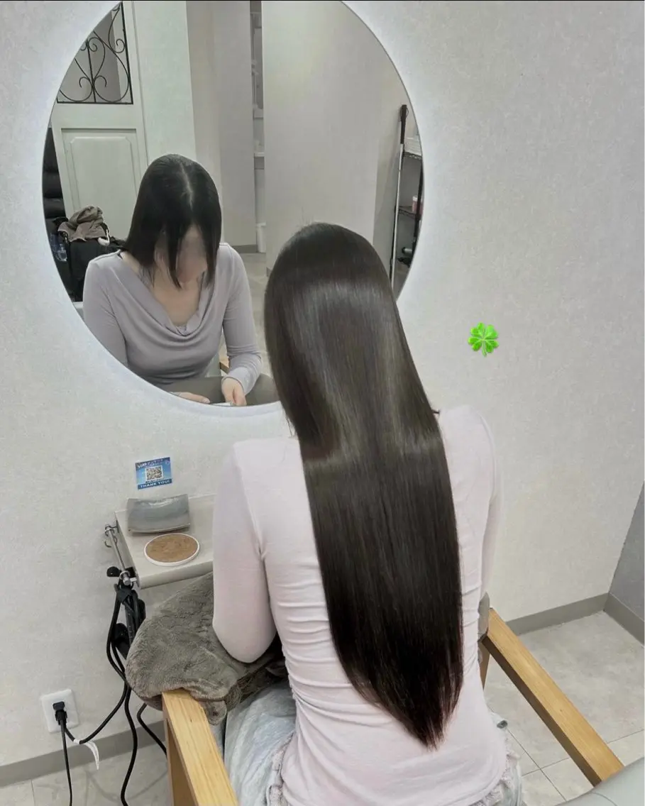 ロング 縮毛矯正 ☘レディース募集☘ yunaのヘアスタイル