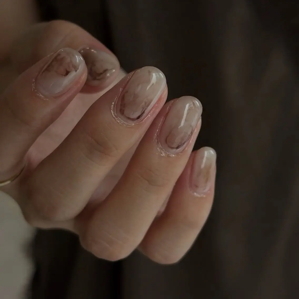 ネイル ニュアンスネイル ショートネイル ハンドネイル nail salon linoのネイルデザイン