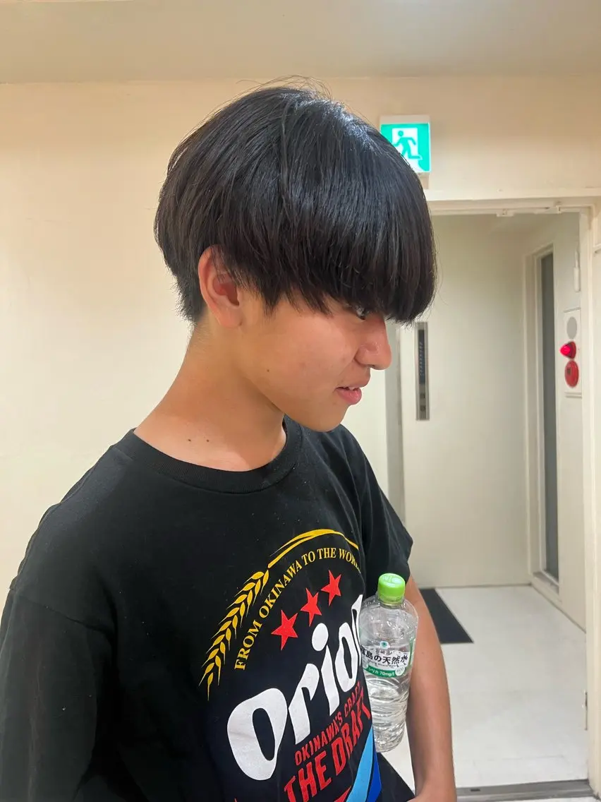 パーマ メンズ 縮毛矯正 トリートメント 重松 丈博のヘアスタイル