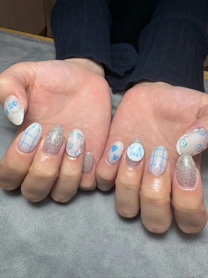 ネイル アートネイル 持ち込み marin/シンプル /オフィスネイルのネイルデザイン