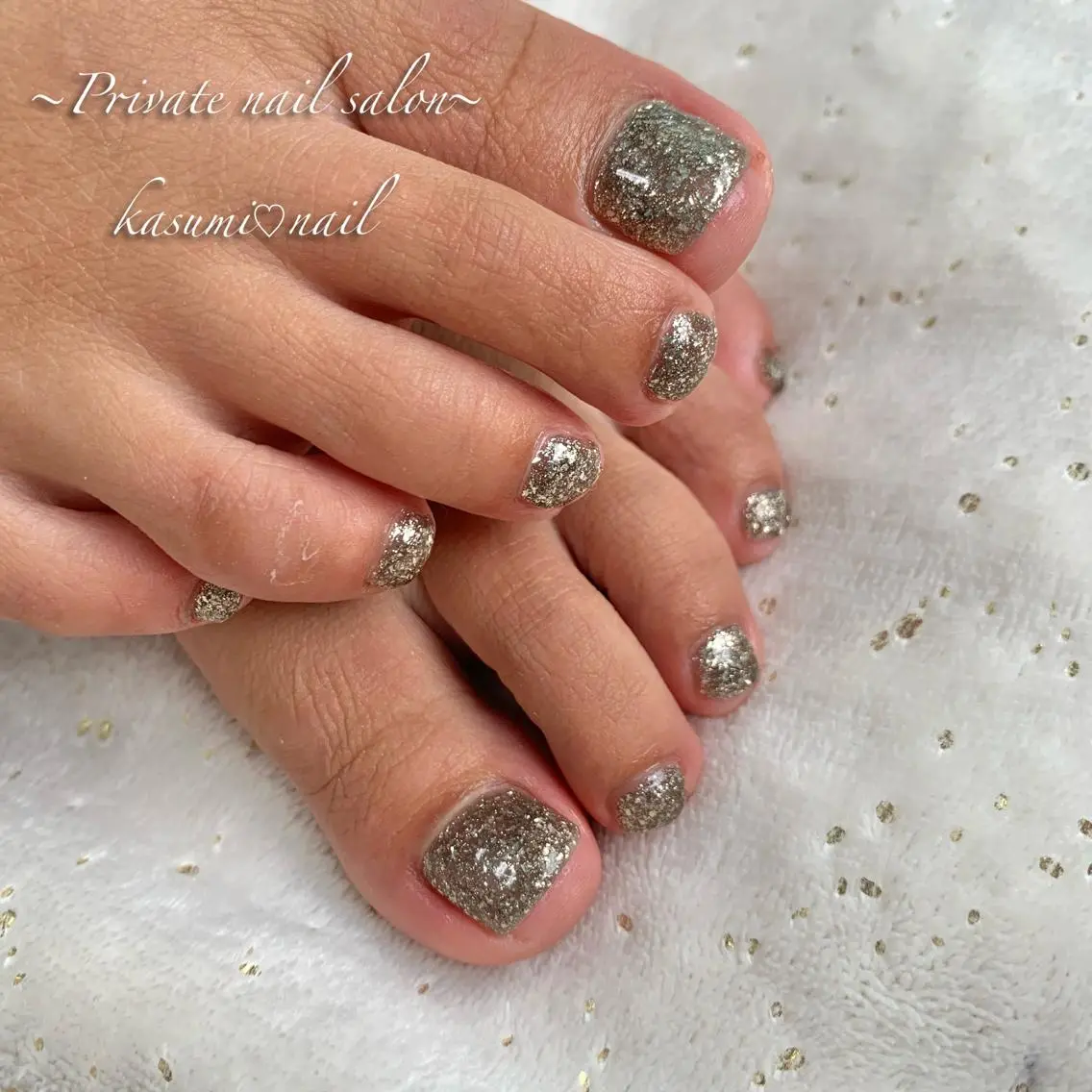 ネイル アートネイル ラメ(グリッター) マグネットネイル ミラーネイル 持ち込み KASUMI♡ Nailのネイルデザイン